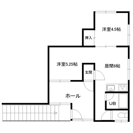 網走駅 車移動2分  1.4km 2階の物件間取画像